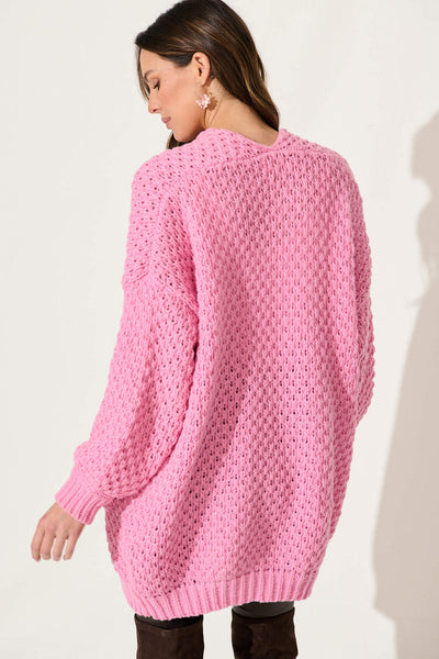 Valeria Knit Cardigan Pink