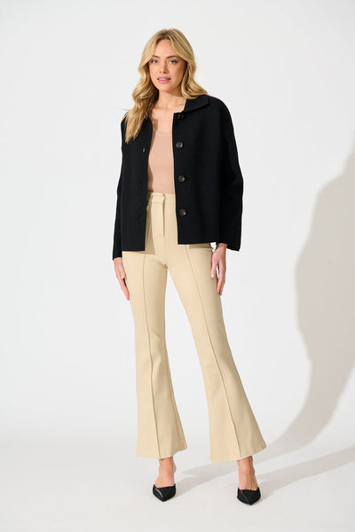 Sofia Knit Cardigan Black