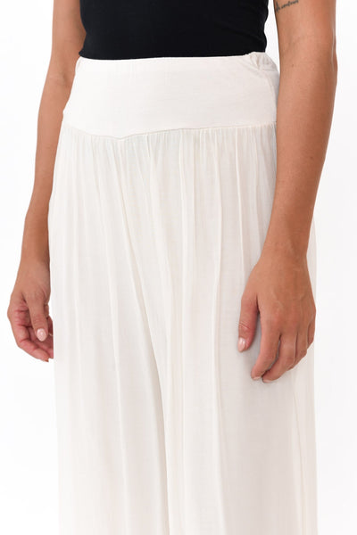 Pera Silk Pants Beige