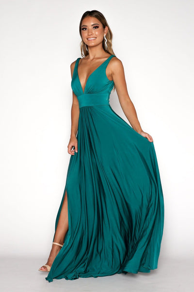 Desire Maxi Dress Emerald