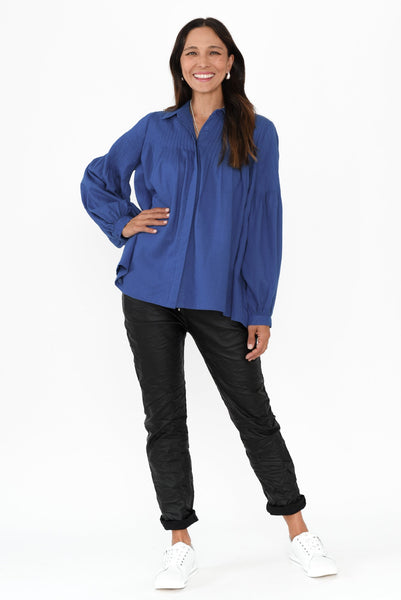 Sophia Vet Look Jogger Black