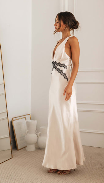 Sabina Maxi Dress Beige