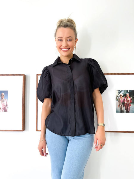 Frieda Blouse Black