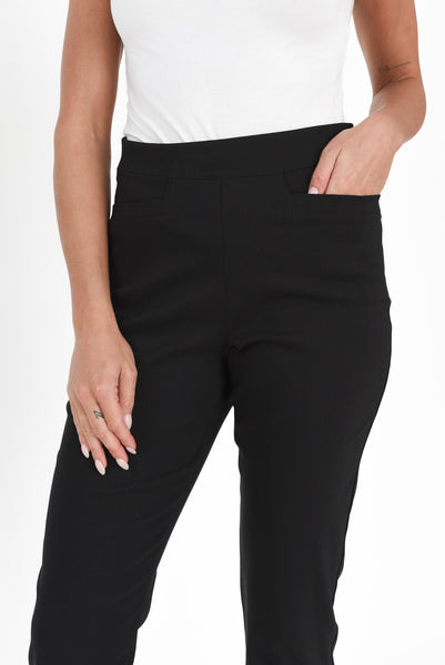 Tamara Black Ponte Pants