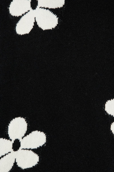 Sally Flower Printed Knit Pullover