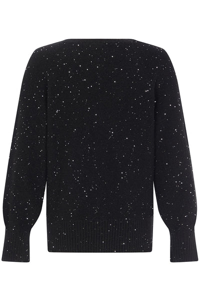 Melani Sequin Jumper Black