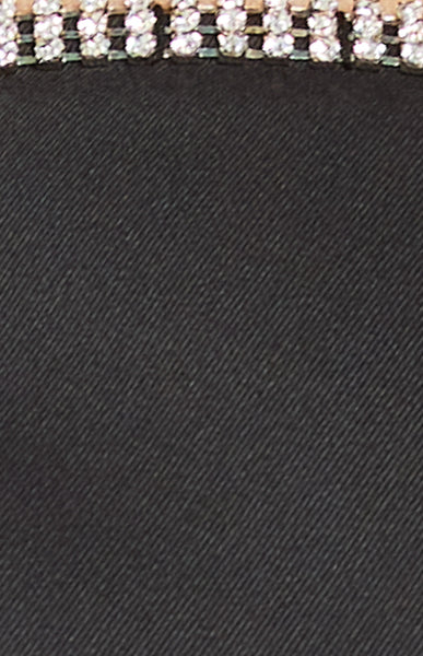 Madison Diamontie Trim Midi Dress Black